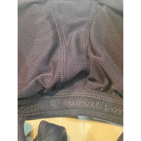 Medium Athleta Navy padded Sports Bra RN 54023 polyester spandex - Picture 9 of 11